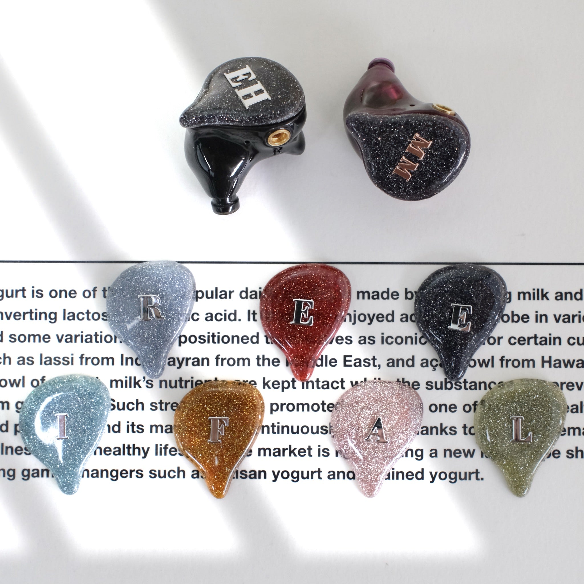 Shine Plate (Glitter Color) Compatible with Flow/Duo/Nova, Personalization Available