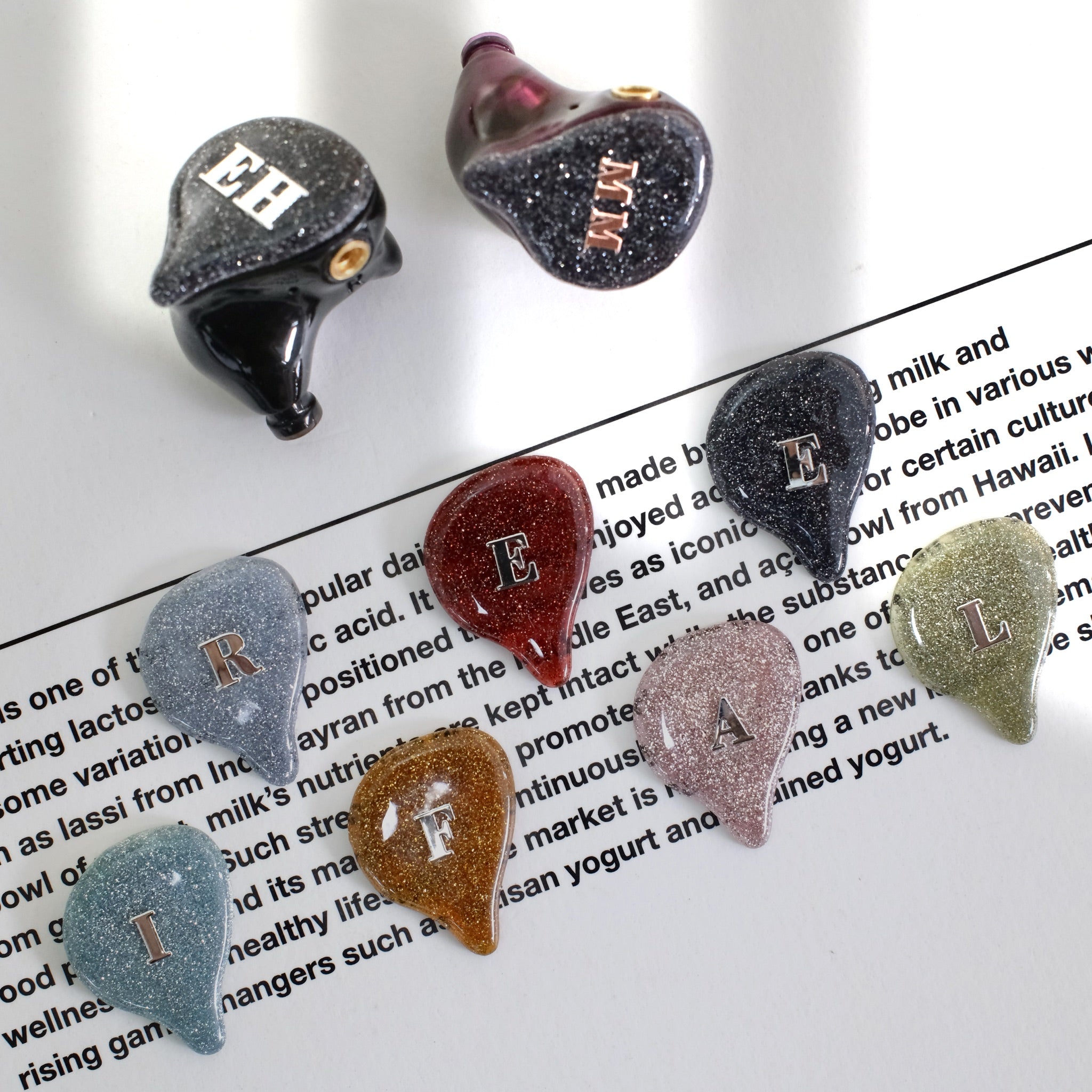 Shine Plate (Glitter Color) Compatible with Flow/Duo/Nova, Personalization Available