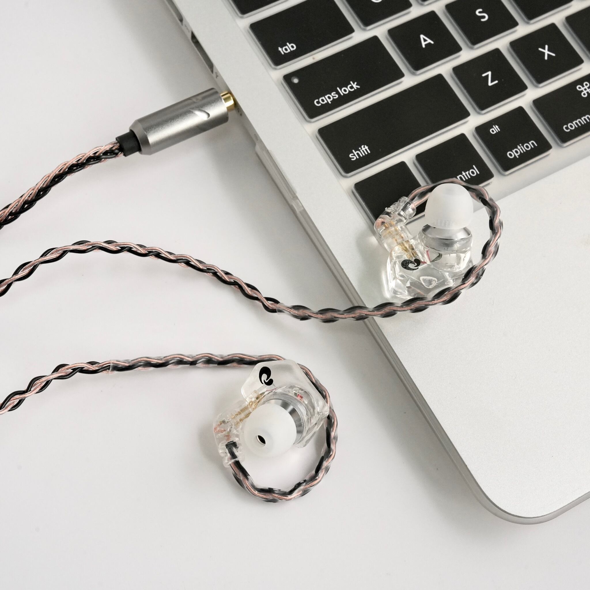 4-core silver-plated copper cable 2-pin ICE