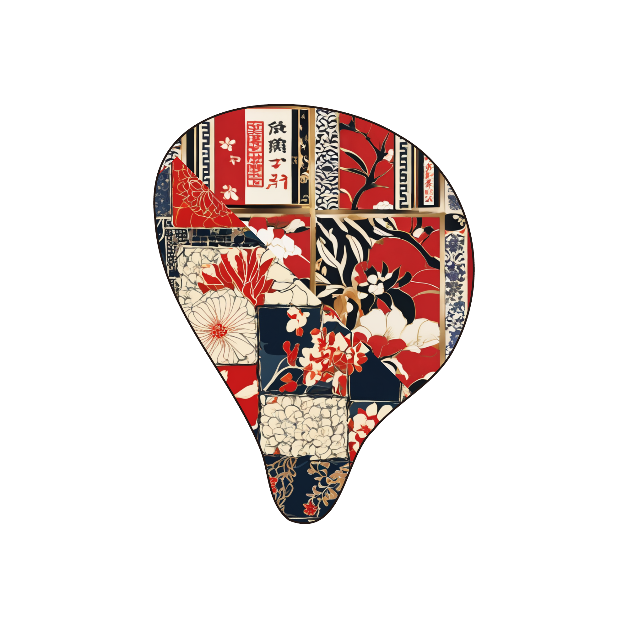 LIFEEAR Flow/Duo Faceplate (Inverted Design) for Binaural Use, Van Gogh's Sunflowers, Hanafuda (Japanese Playing Cards)