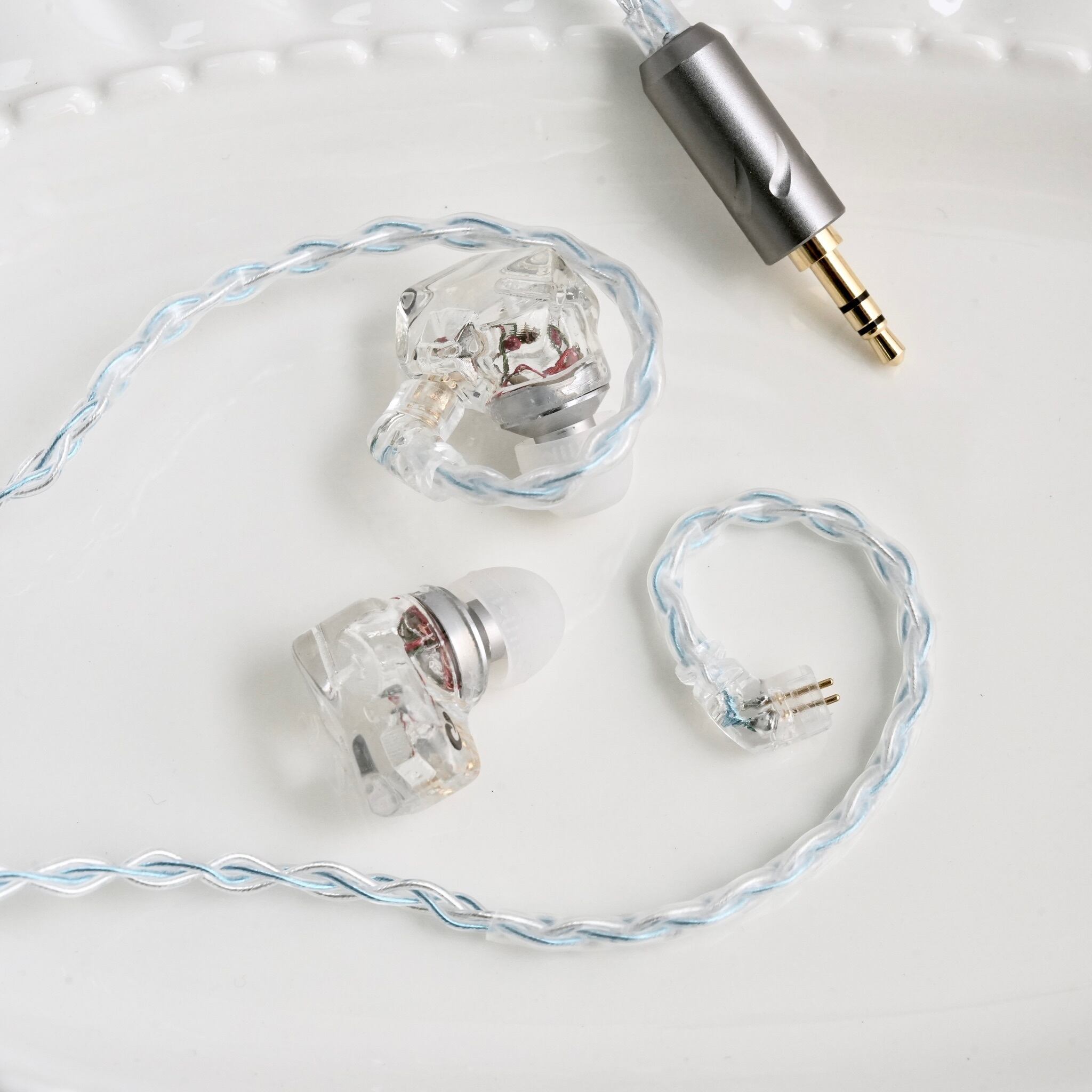 4芯銀メッキ銅リケーブル 2pin ICE